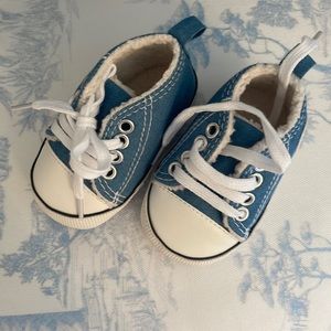 Baby Blue Soft Crib Shoe Sneaker